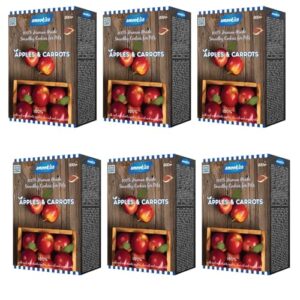 330 Biscuits Végétarien pour Chien - Pomme Carotte - Plein de Saveurs, enrichis en Super-Aliments et en Omega 3 * 6*- SuperFood Smookies (Pomme Carotte Végétarien)