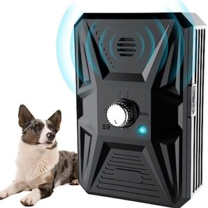 Bubbacare Dispositif Anti-aboiement, 3 dispositifs de Dissuasion à ultrasons pour Chiens à fréquence réglable, portée Efficace de 50 Pieds, Dispositif Doux pour Animaux de Compagnie, écorce sonique