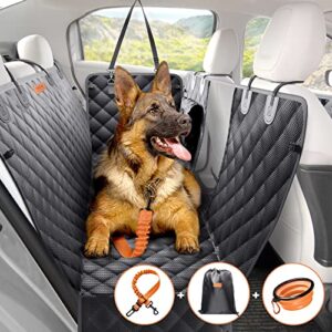 PetKing Premium Protection Voiture Chien Housse Siege Voiture pour Chien Imperméable Couverture Protege Siege Voiture Convertible Protection Banquette Arriere