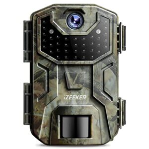 iZEEKER Caméra de Chasse, 32MP HD Caméra Chasse avec 940nm IR LED No Glow Invisible, Caméra de Chasse Nocturne, IP66 Étanche pour Observer la Faune et Surveiller la Sécurité à L'intérieur