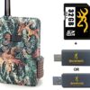 Browning Trail Cameras Defender Scout Pro Trail Camera sans fil avec carte SD 32 Go et lecteur de carte SD pour iOS