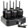 Retevis RT27 Talkie Walkies Professionnel, Longue Portée 6 pièces