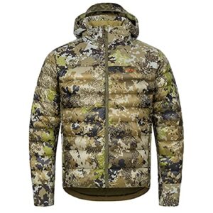 Blaser Observer Veste HunTec Camouflage - Veste d'hiver matelassée pour la chasse - Veste de chasse doublée Camo - Veste d'extérieur imperméable pour la chasse, taille : XL, Camouflage Huntec, XL