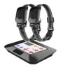SystèMe de ClôTure Chien éLectronique sans Fil, ClôTure sans Fil 2 en 1 Et Collier de Dressage Pour Chien, PortéE Jusqu’à 300 M/ClôTure éLectrique éTanche et Rechargeable Ip67 Pour Chiens (2 chiens)