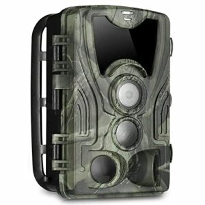 4K 30MP Caméra De Piste avec Ultra Rapide 0,2S Motion Activé, Détection d'angle De 120° Large, WiFi+Bluetooth+App Contrôle, Max 256 Go SD Carte, IP65 Étanche