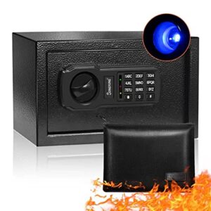 SongYung Coffre-fort électronique numérique de 0,9 m³ avec lumière à induction
