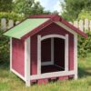 Générique Chenil Moka 65x65x61,5 cm Bois de pin Solide,Articles pour Animaux,Articles pour Animaux de Compagnie,Accessoires pour Chiens,Niches & enclos pour Chiens,Brun,19.18 LB,172275