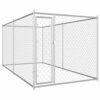 GuyAna Chenil d’extérieur pour Chiens 382x192x185 cm,Cage pour Chien,Cage pour Chat,Chenil pour Chien