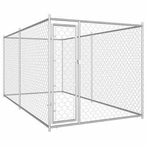 GuyAna Chenil d'extérieur pour Chiens 382x192x185 cm,Cage pour Chien,Cage pour Chat,Chenil pour Chien