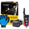 Dogtra Extreme Consumer Products IQ Plus Collier de Dressage avec télécommande pour Chien avec Gant de toilettage en Silicone Souple, 1 Dog