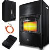 Chauffage à gaz en céramique 4200 W avec régulateur de pression de gaz