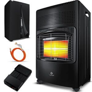 Chauffage à gaz en céramique 4200 W avec régulateur de pression de gaz