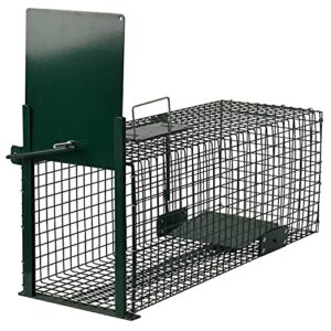 Moorland Piège de Capture - Cage - pour Animaux : Lapin, Rat - Simple à Utiliser - infaillible - 60x23x23cm - avec Une entrée 5001