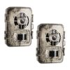 K&F Concept 2 Caméra de Chasse 24MP 1296P/30fps 0.2S-Vitesse de Déclenchement IP66 Étanche Nocturne pour Observation d’animaux Sauvages Sécurité du Domicile Jardin Ferme Pré Forêt-l’arbre