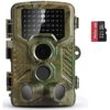 COOLIFE 21MP 1080P HD Caméra de Chasse Caméra de Surveillance Étanche 49 LEDs Grand Angle 125 ° De Vision Nocturne 25m Traque IR Caméra de Jeu Nocturne Infrarouge