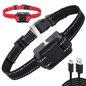 Collier Anti Aboiement Chien, Collier Anti Aboiement Chien Citronnelle Spray, 2 Modes de Pulvérisation Réglables, Anti-aboiement Automatique, Collier de Dressage pour Chien, Étanche et Rechargeable