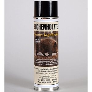 Huile de goudron de hêtre en spray de 500 ml - Attractif avec recette 100% naturelle - Attractif idéal pour cerfs