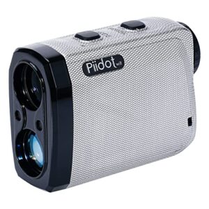 PIIDOTWIT Slope Télémètre 6 x 24 mm étanche avec vibrations par impulsion, étui de transport, batterie gratuite, télémètre de golf avec emballage cadeau