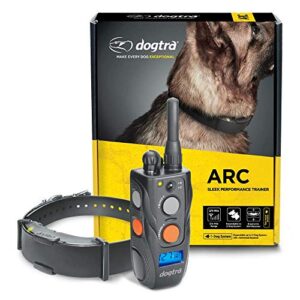 Dogtra ARC Collier électronique à distance pour chien avec contrôle précis de 127 niveaux via écran LCD