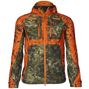 Seeland Veste de chasse Vantage - Imperméable - Pour la chasse à la chasse et la chasse pirale - Veste de protection silencieuse avec membrane étanche Seetex, Orange, 58