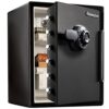 SentrySafe SFW205CWB Coffre-fort ignifuge étanche avec combinaison de cadran, 0,6 m³, noir
