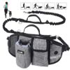 Pecute Laisse Chien Laisse Mains Libres Chien Jusqu’à 110kg Absorption de Choc, Confortable, Couture Réfléchissante, Idéal pour Course à Pied, Jogging et Marche