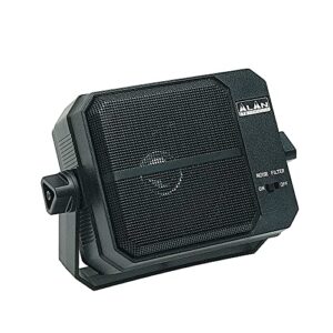 Midland AU 30, Haut-Parleur Externe pour Radios CB, Impédance 8 Ohm, Puissance 7 W, Haut-Parleur CB, Noir