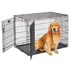 MidWest Homes for Pets Midwest Life Stages Cage Une Porte Pliante pour Chien, 106,68 cm par 71,1 cm par 78,74 cm