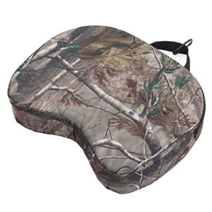 Rengu Coussin de siège de chasse, rembourré en mousse, poignée portable, étanche à la poussière, pour les loisirs (arbre)