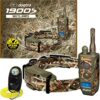 Dogtra 1900S WETLANDS Collier de dressage à distance Motif camouflage Étanche IPX9K 127 niveaux d’entraînement Vibration inclus