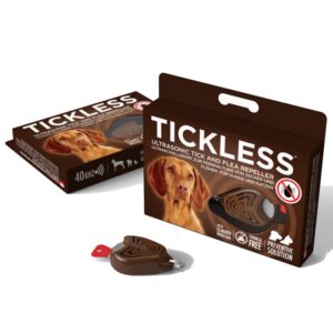Repousse Tiques et Puces Ultrasonic Pour Grand Chien Brun-Tickless