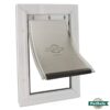 640ML Grande Porte Chatière en Aluminium pour chien et chat Staywell