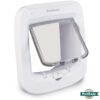 PPA19 Chatière avec puce électronique PetSafe® (Blanc)
