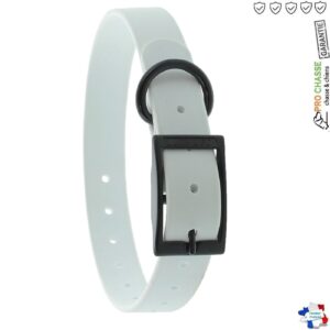 Collier Boucle Blanc 60cm Pour Chien CTECH CaniHunt