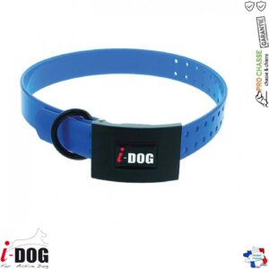 Collier Premium Bleu avec boucle de protection pour Chien | Idog