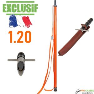Épieu Démontable Léger 120 cm - Chasse et Sécurité