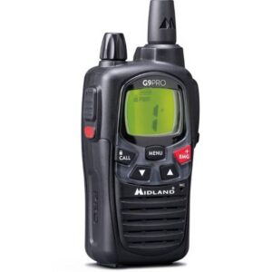 Talkie-walkie G9 PRO Noir | Étanche Facile d'Utilisation