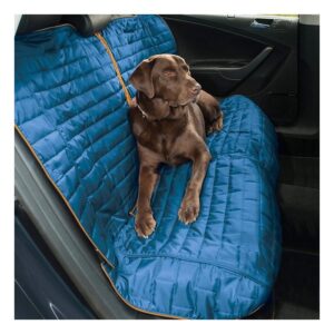 Housse de Banquette Réversible Arrière Pour Chien Bleu Gris | Voiture