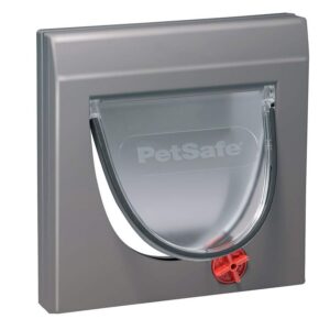 915SGIFD Porte Staywell classique à 4 positions Grise chat et chien