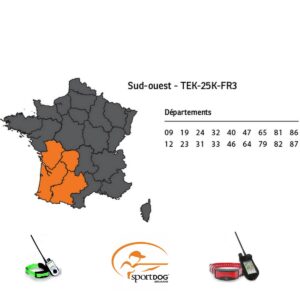 Carte Sud Ouest Tek 2.0 de SportDog Mise à Jour