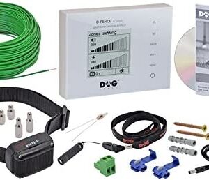 Clôture Invisible pour Chiens D-Fence 6th Sense (D-Fence 2002) avec écran Tactile, pour Une Surface maximale de 10.000 m² DOGtrace