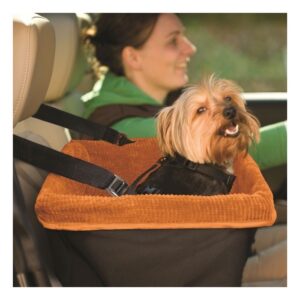 Siège Rehausseur Orange "SKYBOX BOOSTER" | Protection Chien Voiture